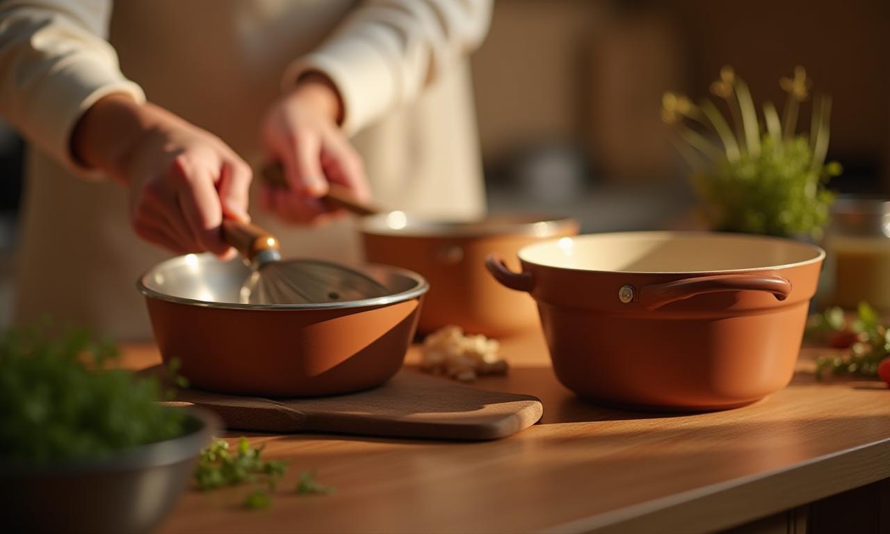 Warm and inviting kitchen with hands-on cooking activity